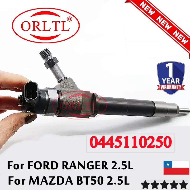 

Новая форсунка дизельного двигателя 0445110250 WLAA13H50 WLAA-13-H50 для Mazda BT-50 Ford Ranger 2.5L 2006-2011