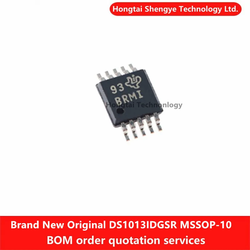 New Original Genuine ADS1013IDGSR Silkscreen BRMI Package MSSOP-10 Analog to Digital Converter Chip