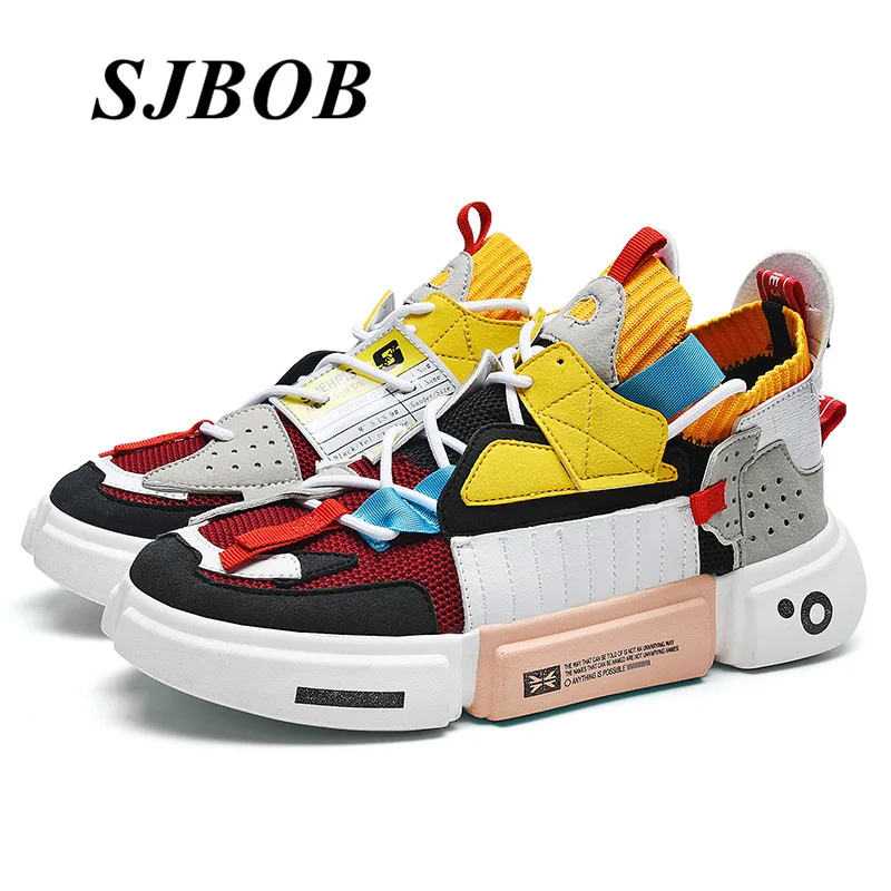 

Colorful Couples Walking Sneakers Light High Top Women's Sports Sneakers Comfort Breathable Mens Platform Trainers Tenis Hombres