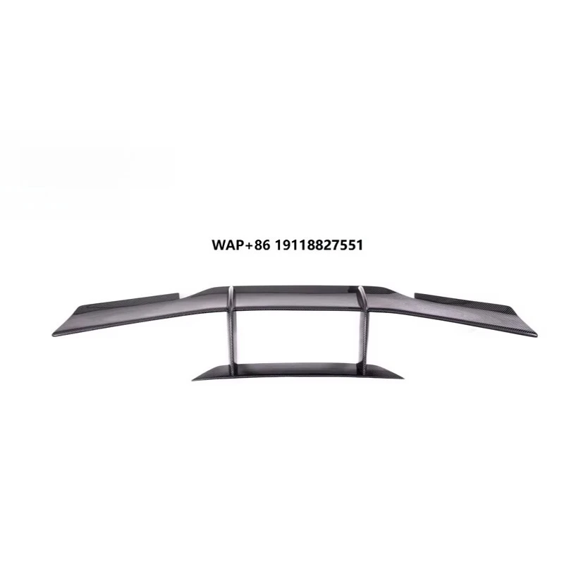 Dry Carbon Fiber 2019-2023 Huracan EVO & RWD & Spyder NVT Style Rear GT Wing Spoiler for Huracan GT Wing Spoiler