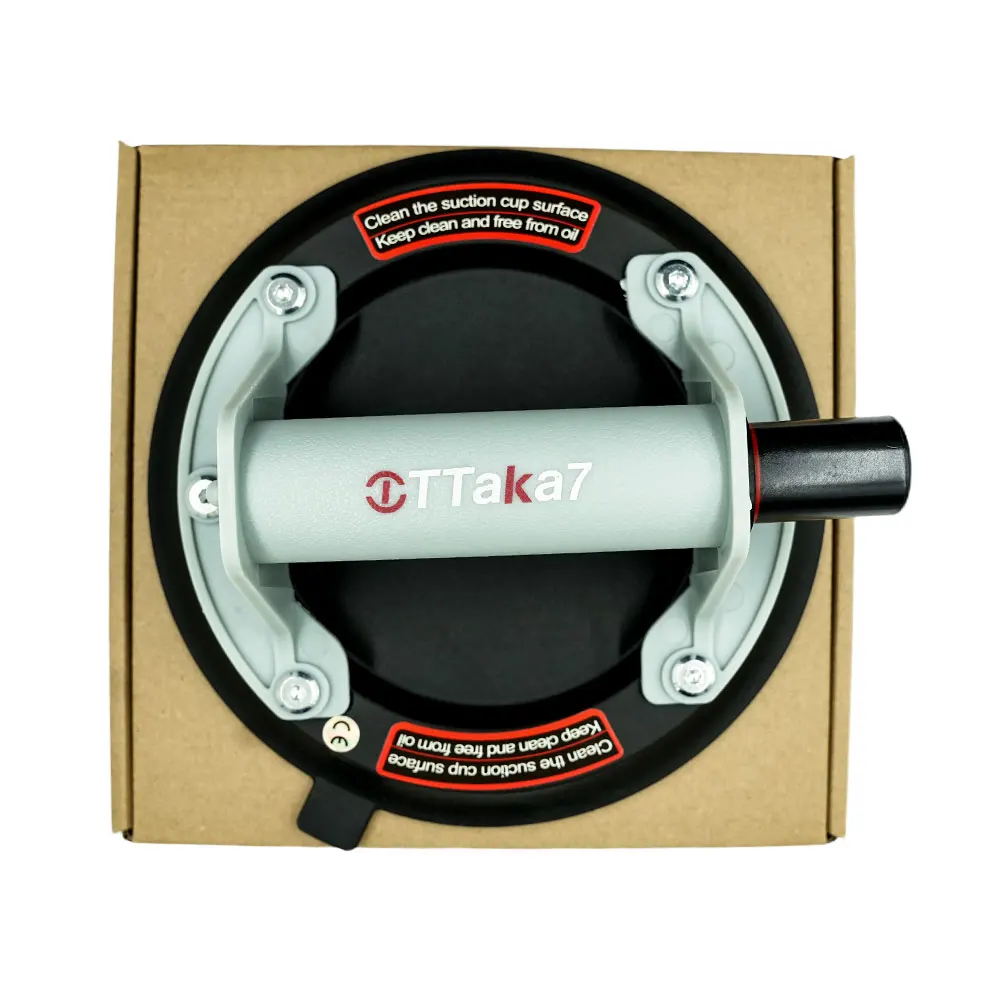 Ventosa de vidrio, ventosa de vidrio al vacío, vidrio grande, ventosa de alta resistencia, potente mango de ventosa de vidrio industrial, azulejos, granito