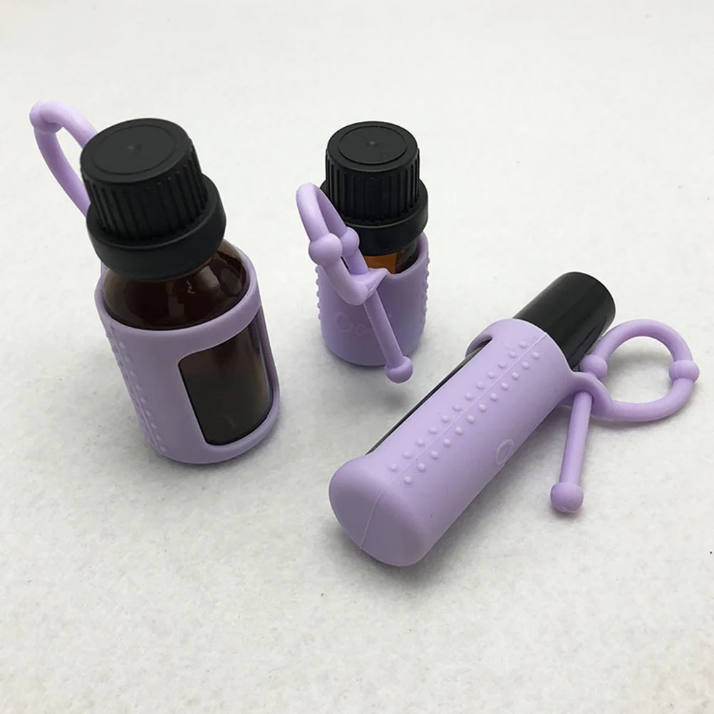 Protection Spray Bottles Protector for Essential Oil Suitcase Roller Silicone Sleeve Fragrance Man