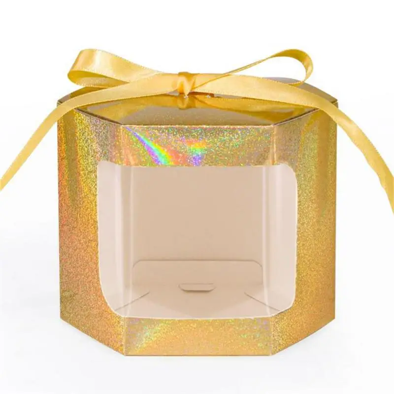 Kraft Paper Packaging Box Candy Cookies Boxes 13x13x13cm Candy Gift Box Wedding Gift Bag Soap Chocolate Christmas Storage Box