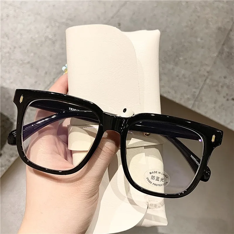 Large Transparent Finished Myopia Glasses for Women Ladies Fashion Near Sight Prescription Glasses Luxury Minus Diopter Eyewear