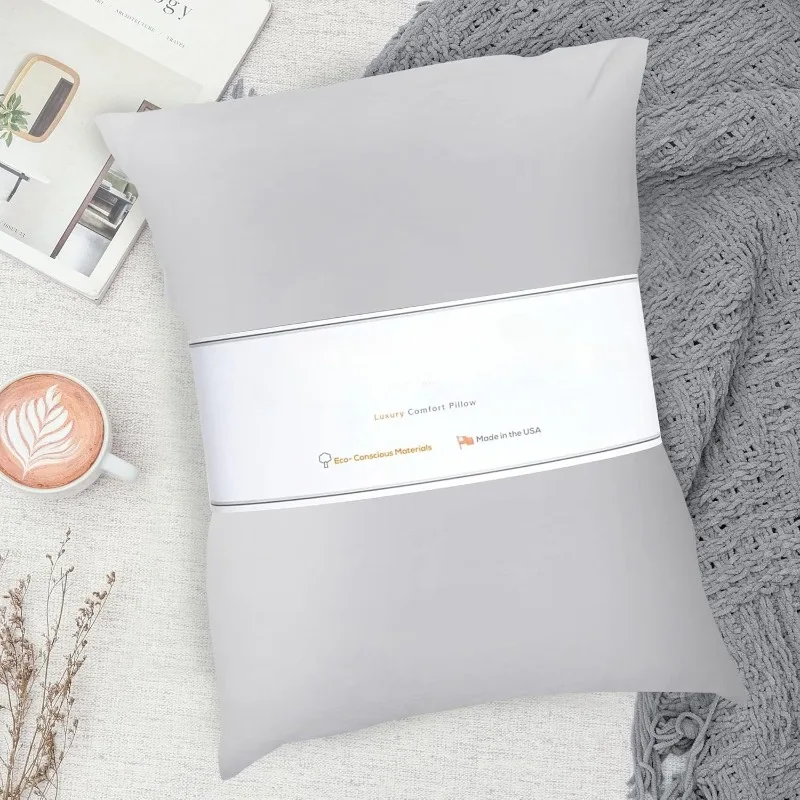 

Odyssey Travel Pillow For Long Flights - Soft, Small, Alternative To Down And Memory Foam. 17 X 13in - Made In The USA