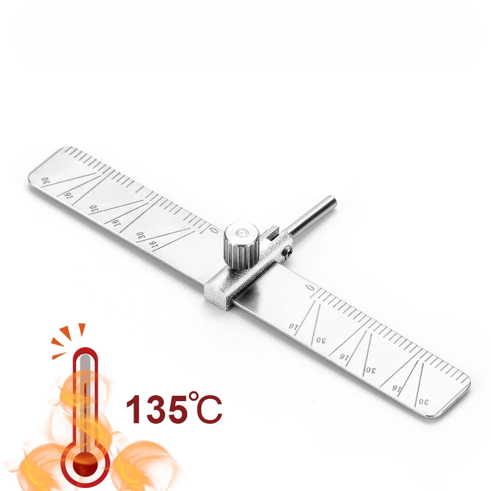 

AZDENT Dentals Implants Locating Guide Ruler Stainless Steel 135℃ Autoclavable