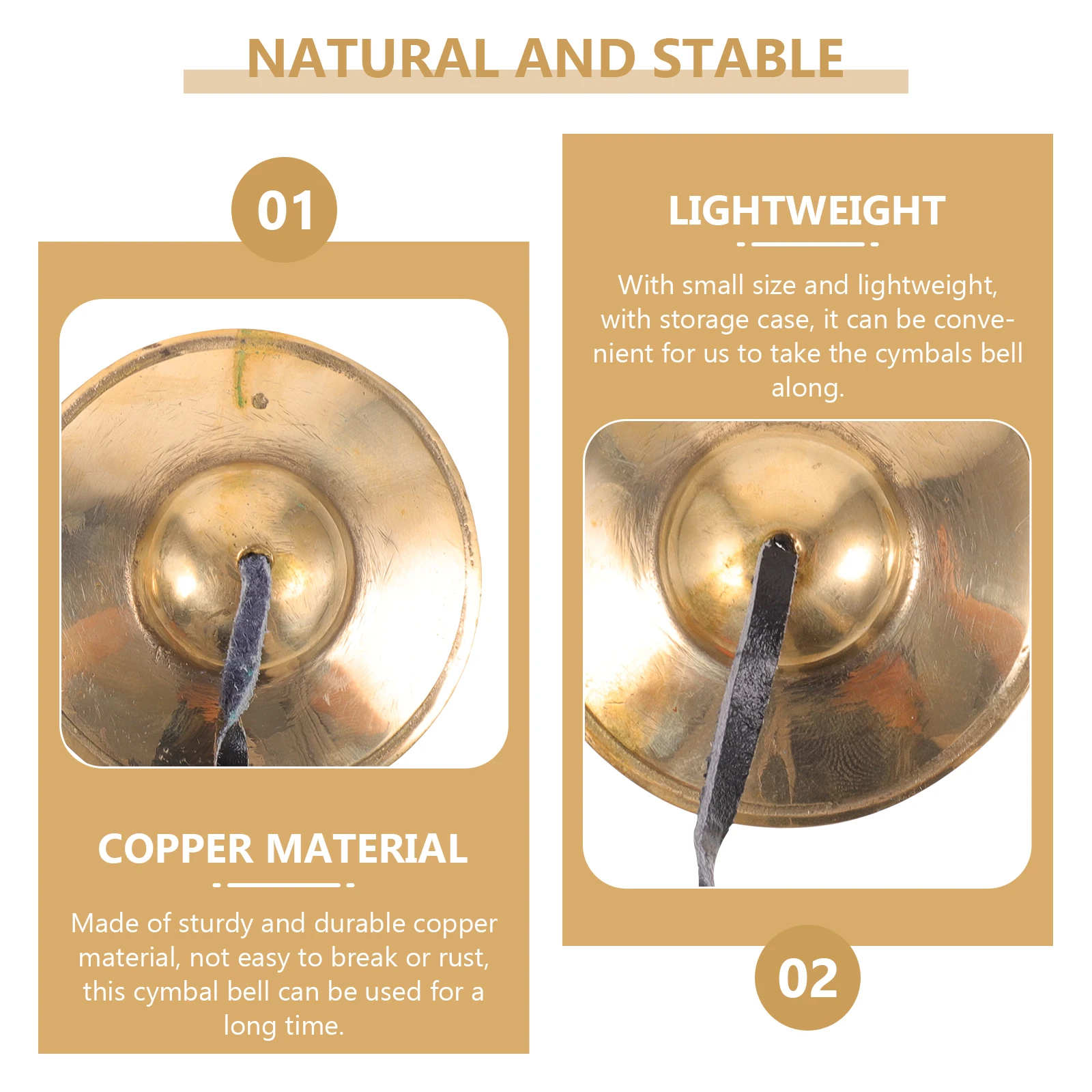 

Instrument Cymbals Percussion Finger Copper Metal Bells Hand Held Child