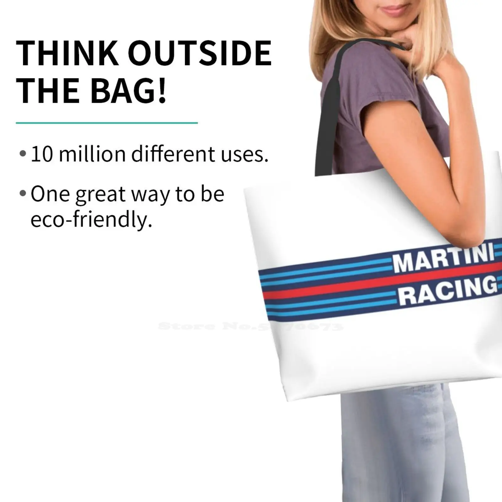 Martini Racing Totes borse a tracolla per borsa da viaggio Shopper Bag I I Racing Equipment Abarth Scorpion Red Black