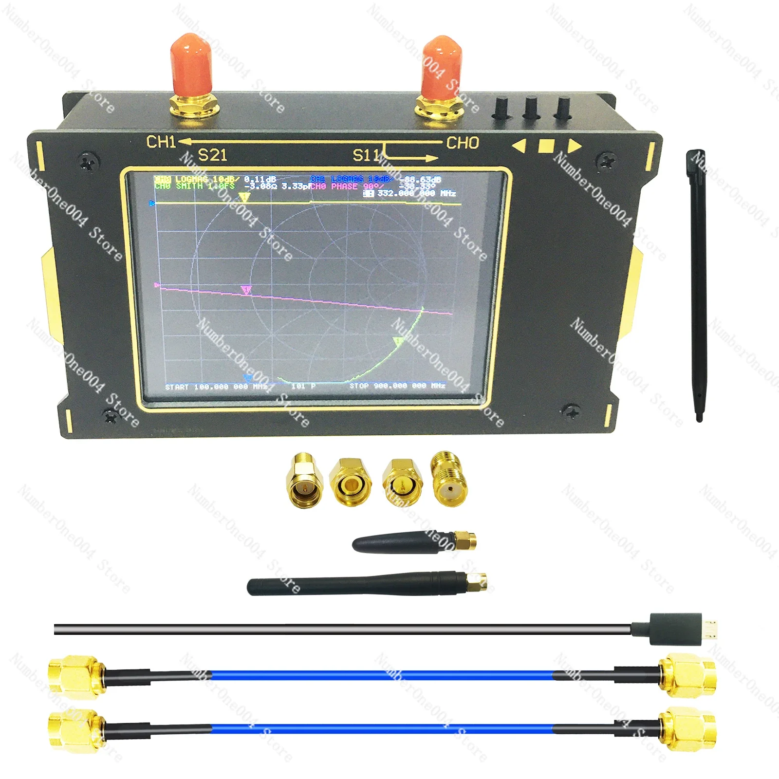 3.2 Inch V2 Antenna Tester Vector Network Analyzer 50KHz~ 3GHz Standing Wave Ratio