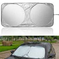 Sunshade 160x86cm Windshield Sun Shade for UV and Sun Protection Foldable Sunshade for Car Windshield