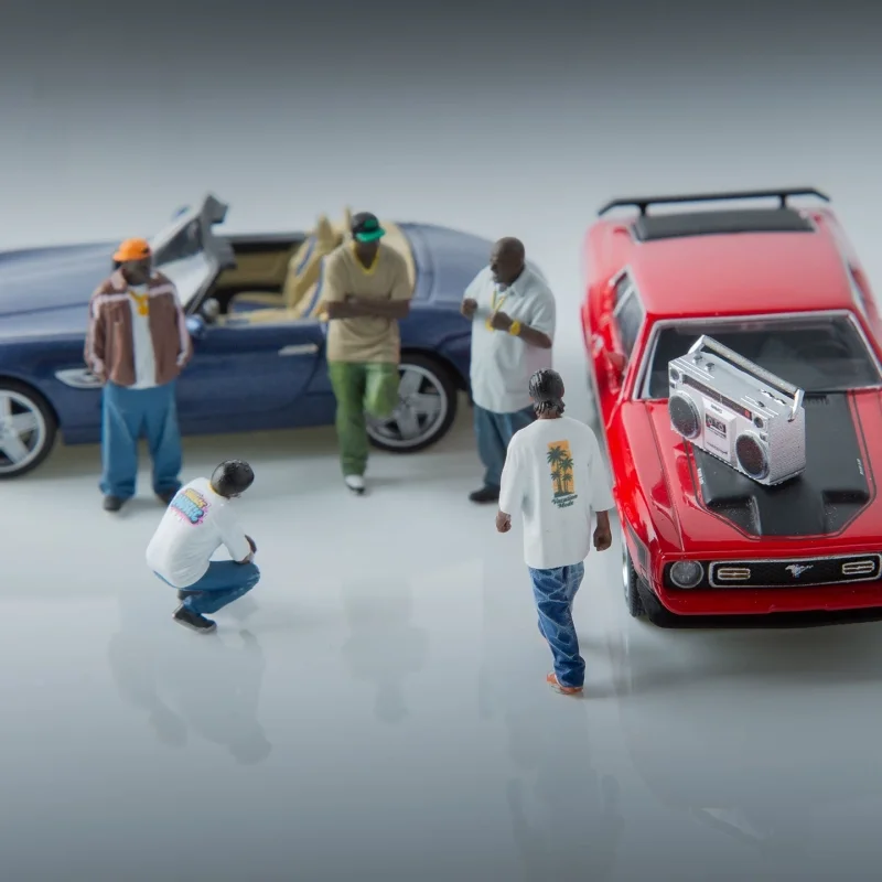 1/64 樹脂塗装済み 3D 印刷西海岸ヒップホップシリーズ - Street Fashion Guys のレビューと価格