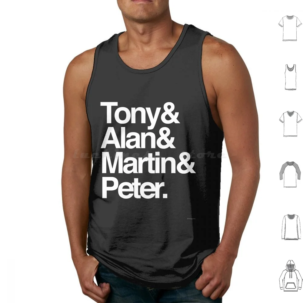 Factory Records Tank Tops Vest Sleeveless Factory Records Tony Bloody Tony Wanker Joy Division New Order Happy Mondays A