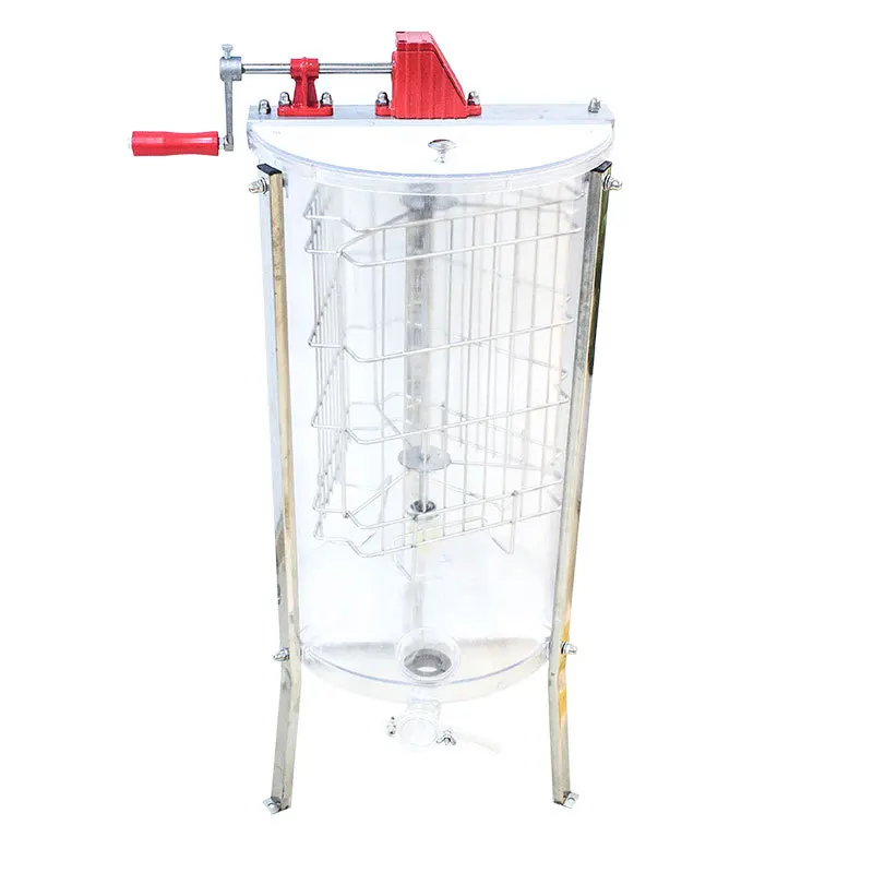 

Manual Beekeeping Tools 2 Frames Clear Plexiglass Honey Centrifugal Extractor