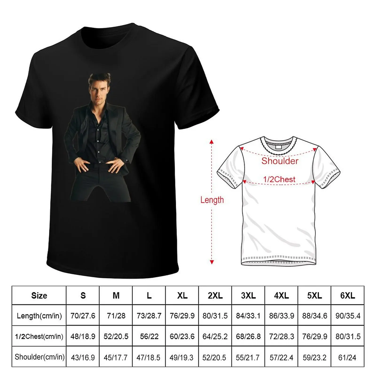 Tom Cruise T-Shirt plain tees new edition t shirts for men pack