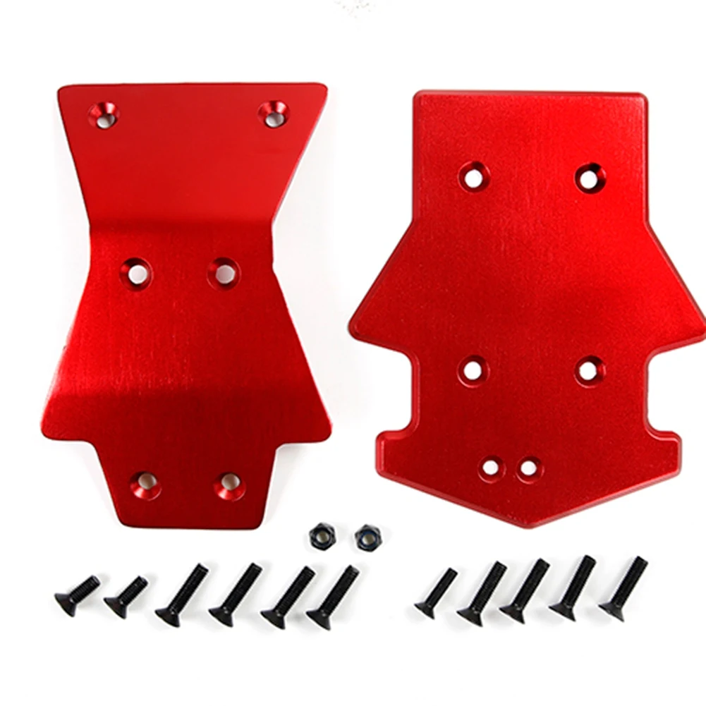 Front and Rear Large Chassis Thickness for 1/5 GTB Racing Losi 5Ive T ROFUN ROVAN LT Kingmotor Rc Car Parts-Red