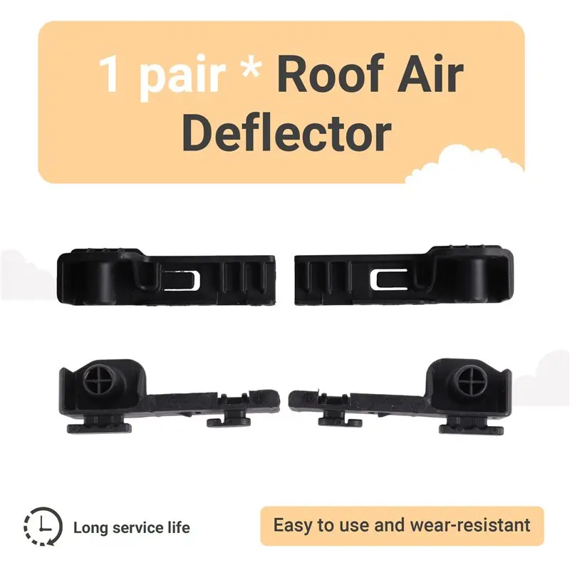 Efficientt-For Land Rover Defender L663 Car Roof Air Deflector Replacement Kit LR137034