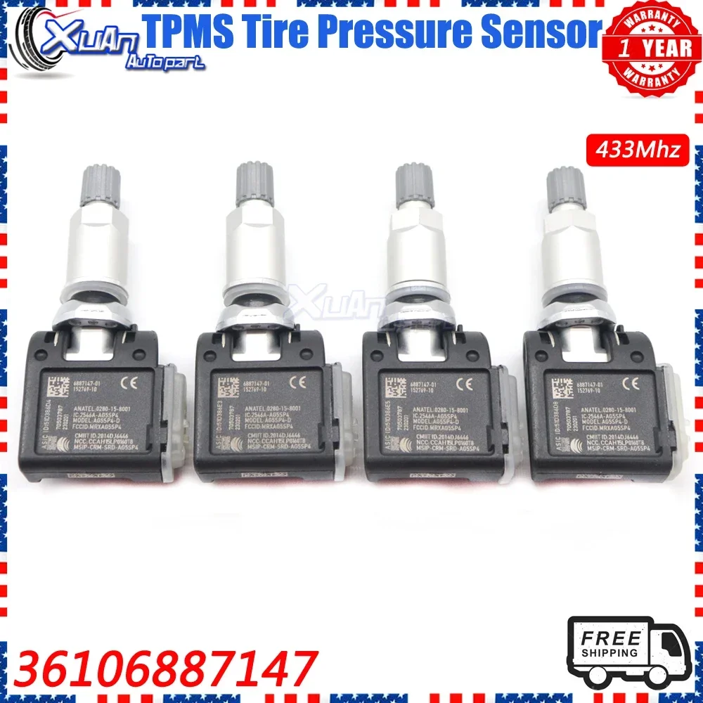 XUAN Tire Pressure Monitor TPMS Sensor A0009054104 For Mercedes A-class W177 GLE-class W167 Sprinter VS30 A0009057205