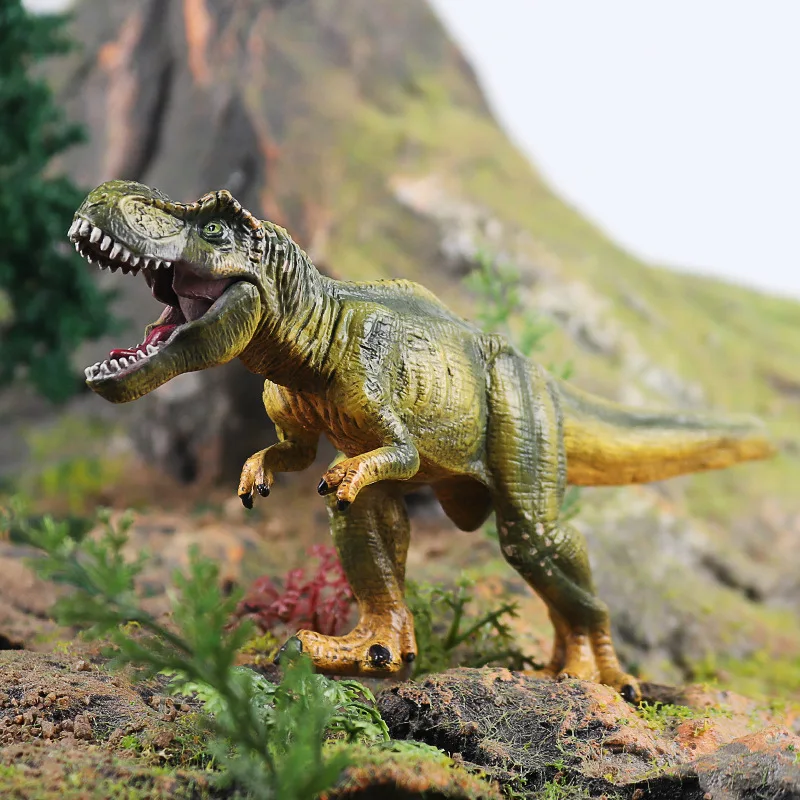 Simulated Dinosaur World Action Figure Model Tyrannosaurus Rex Walk Mouth Movable figurine Cognitive Teaching Aids Boy Gift Toys