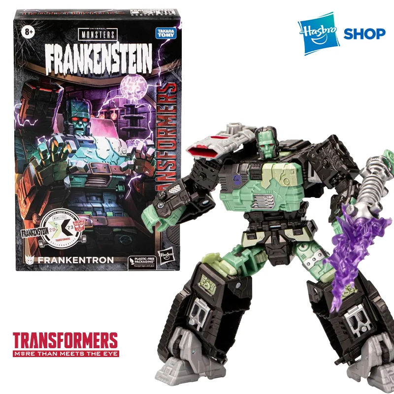 HasbroTransformers حوش عالمية تعاونية Frankenstein Frankenstein شكل عمل ، Mdoel قابل للتحصيل ، جديد في المخزون