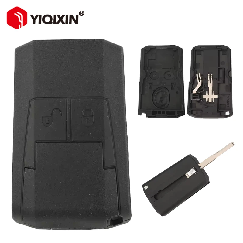 YIQIXIN 2 Button Remote Car Key Shell Case For Mercedes Benz Actros Antos Truck Ignition MP4 2011-2019 Key Fob Uncut HU64 Blade