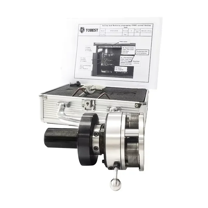 TOBEST M8-M16 Axial Cnc Thread Rolling Head Thread Die Head