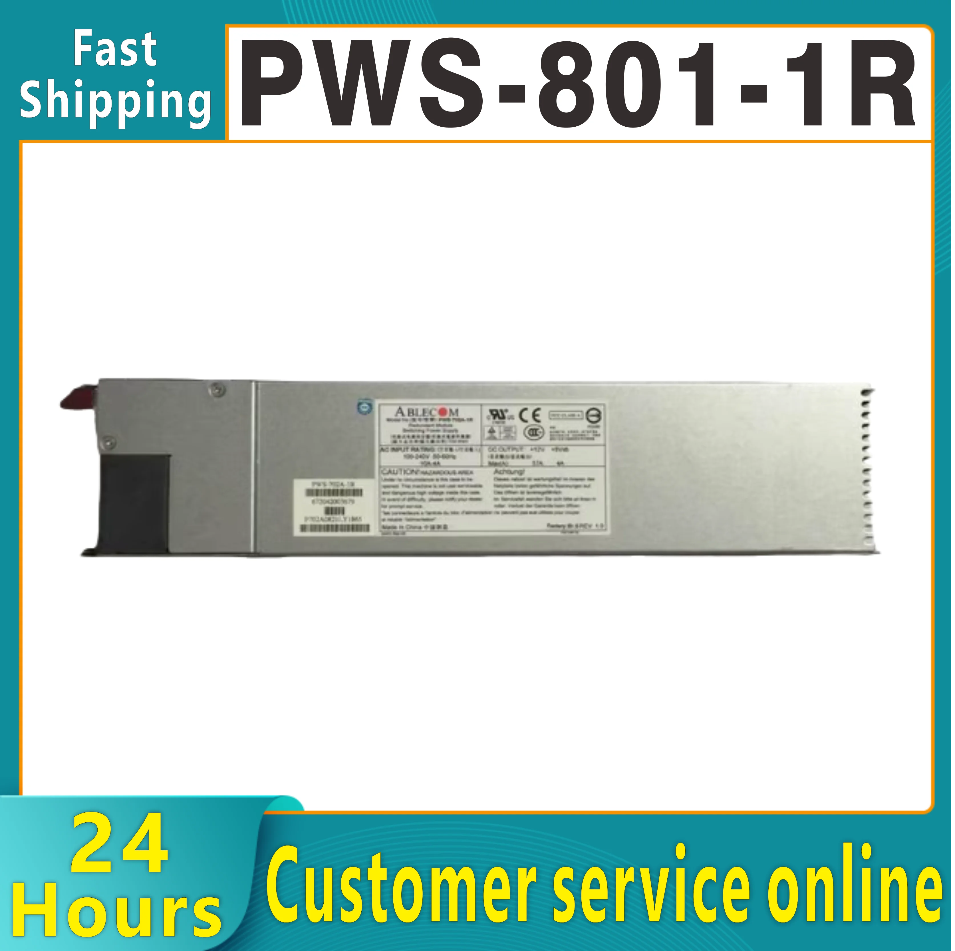 

Резервный модуль сервера Ultra Micro Server Power PWS-801-1R мощностью 800 Вт