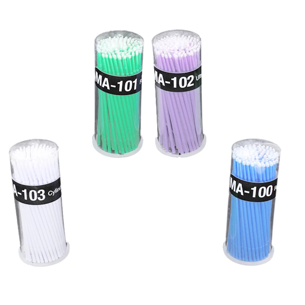 

400pcs Disposable Medical Dental Sticks Applicator Brush for Latisse Eyelash Removal Crafting Projects Cleaning Small Gaps