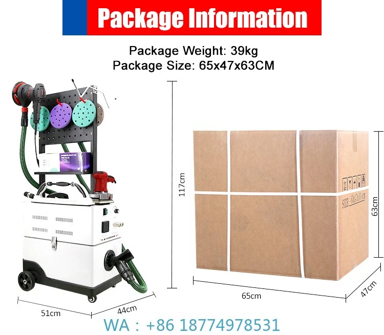 Machine Random Orbital Sander F3-E2 Dust Free Car Sanding Machine Vacuum Sanding Sander