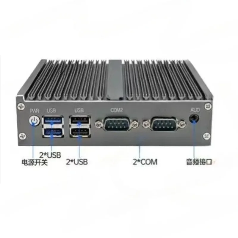 Ndustrial PC N2830 Quad Core Dual LAN Dual   Ports Fanless System for Vision 1 pcs