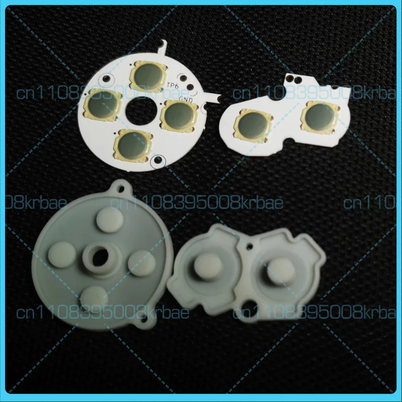 For GameBoy Advance GBA Short Travel Choc Style Button Mod, Conductive Dome Membrane & Silicone Rubber Pads Set