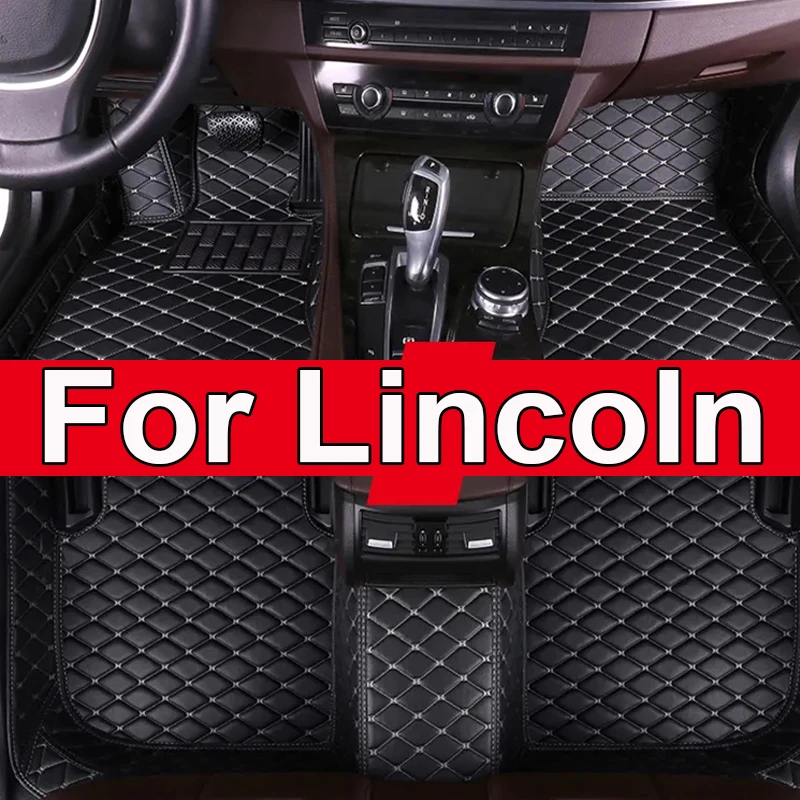 Car Floor Mat For Lincoln MKZ MKS MKC MKX MKT LS Nautilus Continental Navigator Town Car L Corsair Mark VII Car Accessories