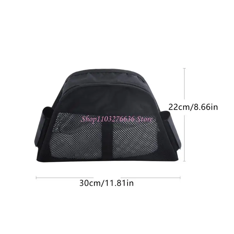 R6FD Large Capacity Hanging Diaper Bag Case For Baby Strollers Waterproof Easy Attach Nonslip Compact Storage Solution