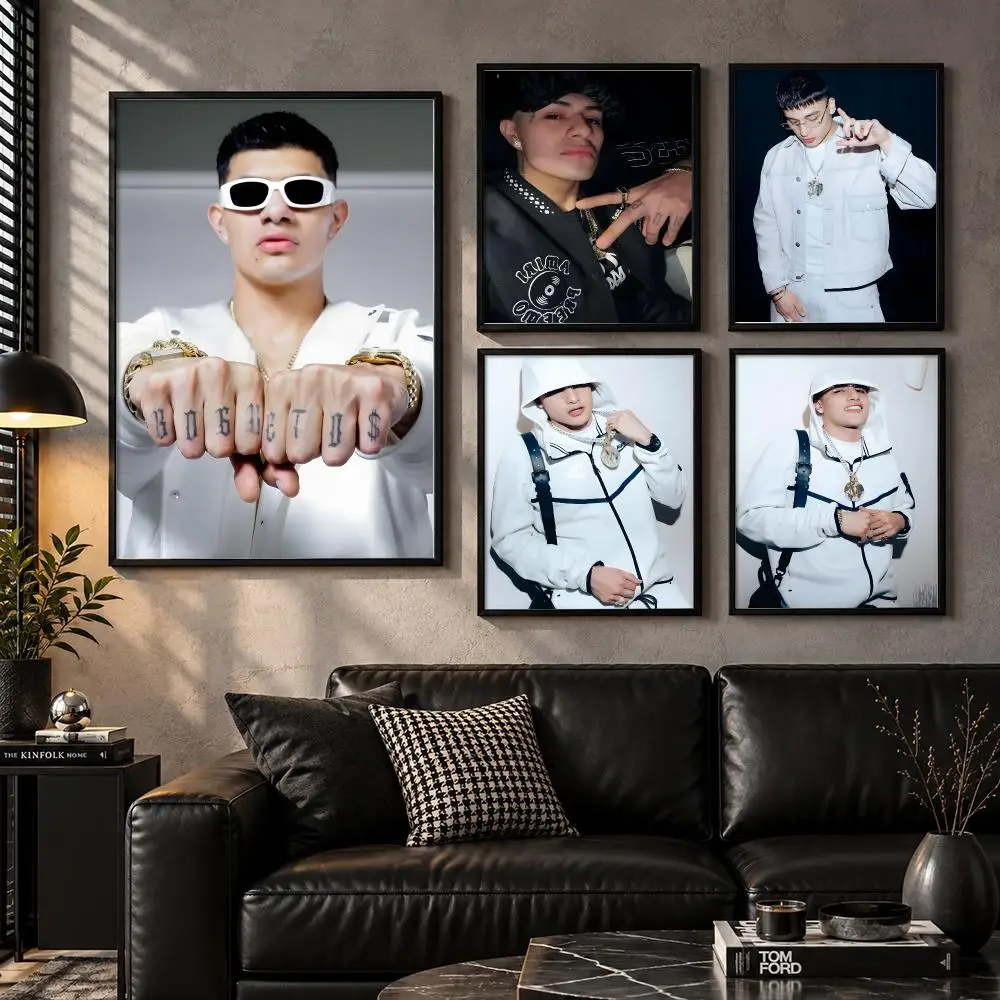 El Bogueto Mexican Reggaeton Singer Urban Rhythms Latin Music Poster Aesthetic Unframed Wall Prints for Bedroom & Living Room