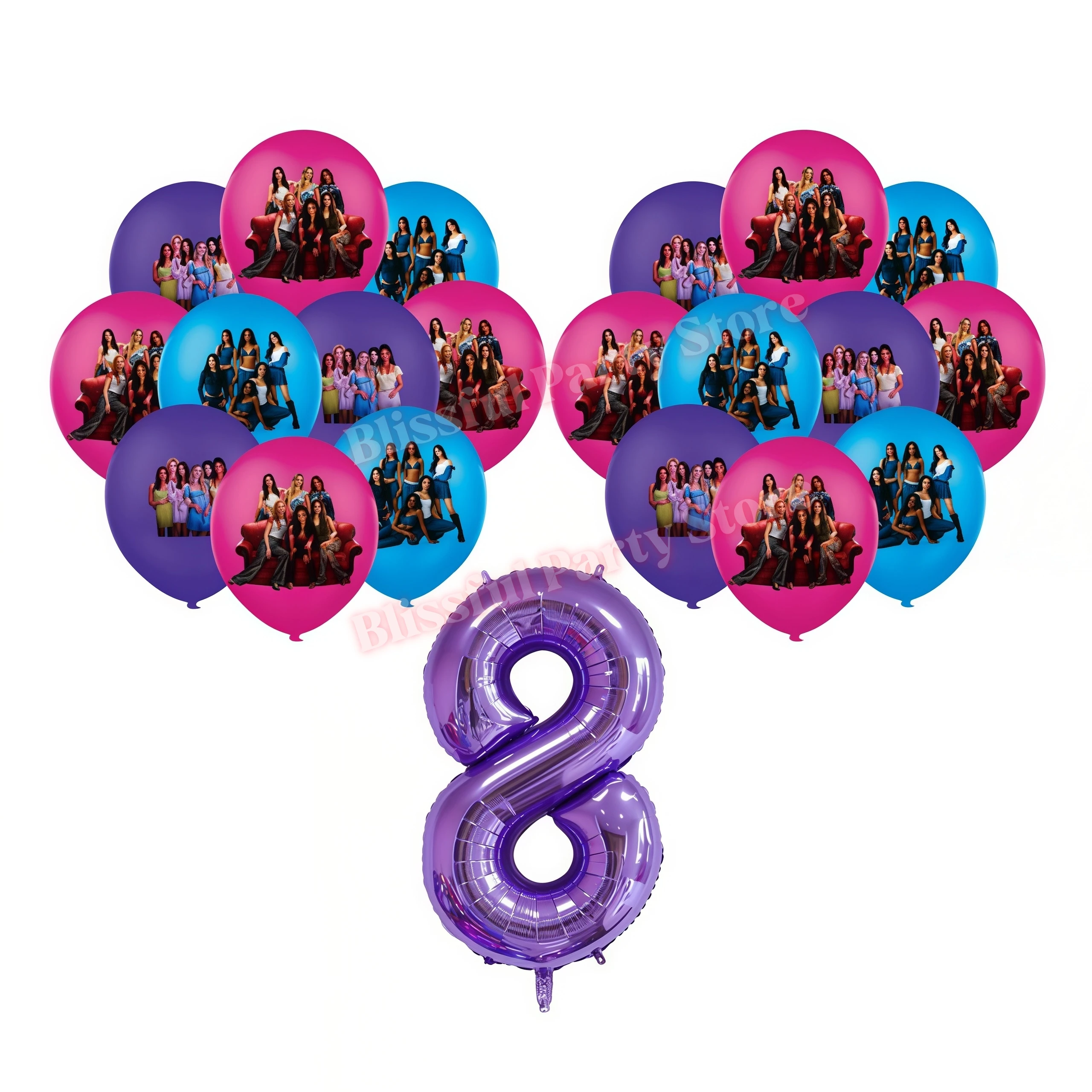 Idol K&Katseye Verjaardagsfeestje Decoratie Plaat Cup Servet Ballon voor Kpop Girl Party Favor Baby Douche Evenementbenodigdheden Fans Gift
