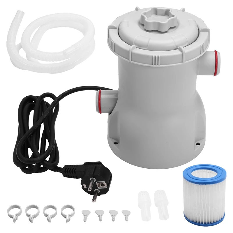 

AA79 New Pool Filter Pump, 330 GPH Paddling Electric Pool Filters Small Pool Filter Pump