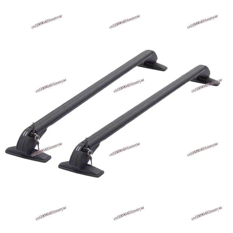 1 زوج العالمي سقف السيارة تصاعد الرف السكك الحديدية بار الأسود الألومنيوم حامل الحقائب مع قفل العلوي شريط أفقي الإطار العلوي