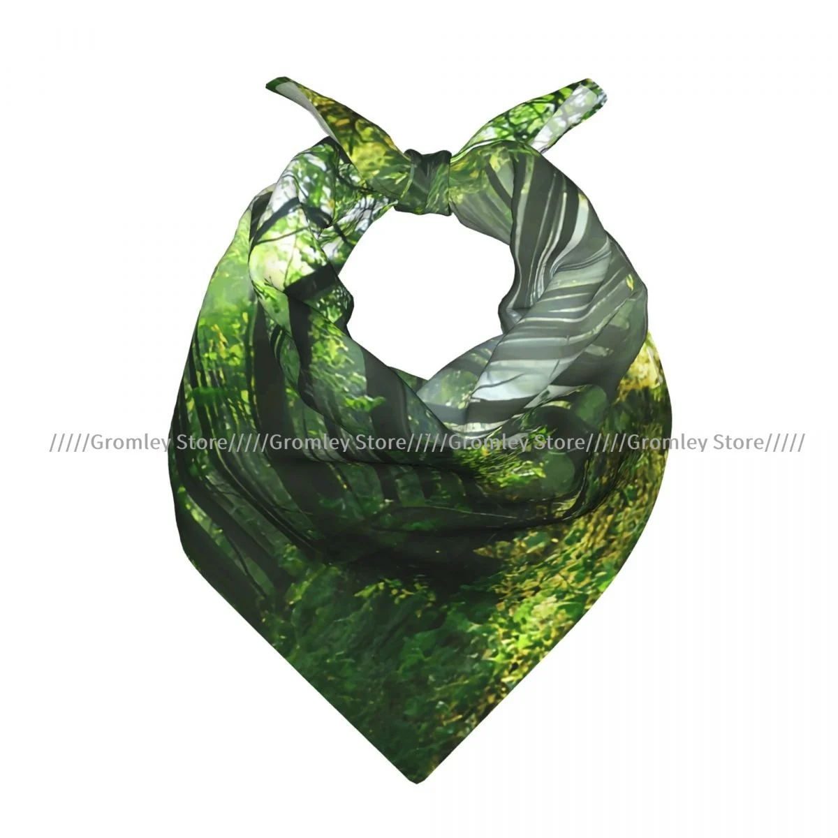 

Morning In The Forest Square Towel Multifunctional Neck Scarf Hair Bandana