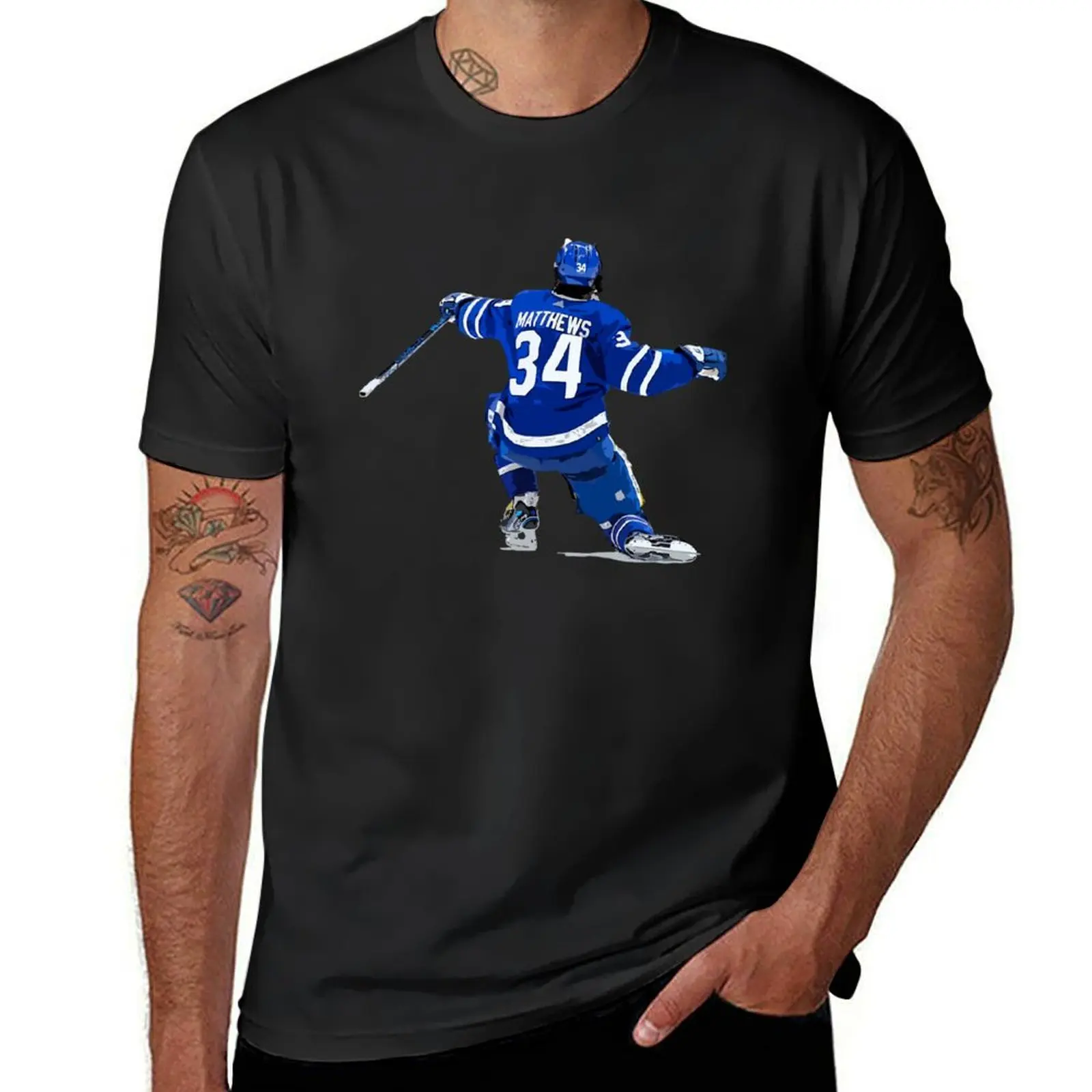 auston matthews T-Shirt sports fans tees funnys Aesthetic clothing Men's t-shirt