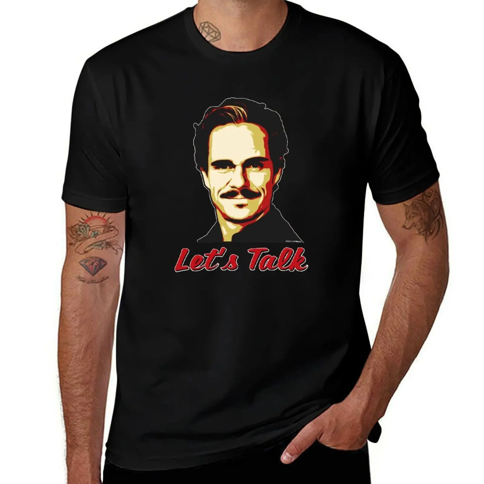 

Better Call Saul, Let's Talk, Lalo Salamanca (red version) T-Shirt Work Wear Lightweight Tee