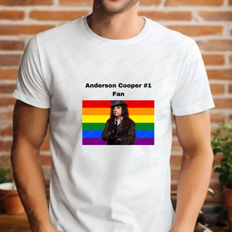 Men's T-shirts and Tank Tops - Alice Cooper Printed T-shirts, Suitable for Both Men and Women, Comfortable T-shirts