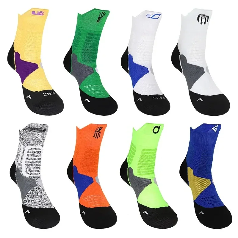 Professional Basketball Socks Thickened Towel Bottom Game Training Sports Socks Ankle Protection Non-slip Wear-resistant