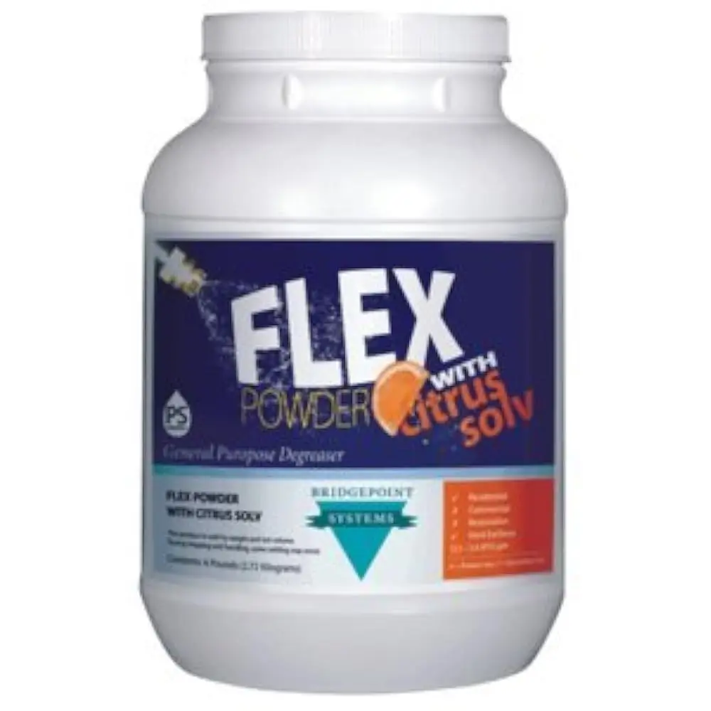 

Flex Powder W/Citrus So Heavy Duty Carpet Prespray (4/6.5Lb Jars)