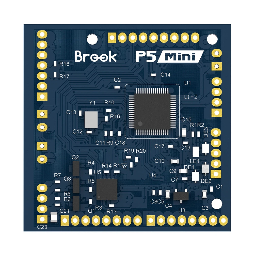 Brook P5 Mini Fighting Board PS 5 Fighting Game  / PS 4 / PS 3 / S Witch / PC And Boasts Extremely Low Input Latency