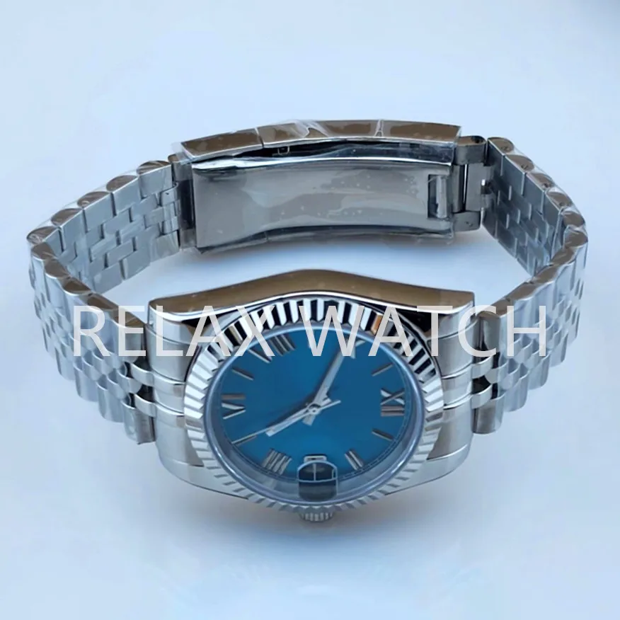 36mm 39mm Sapphire Glass 2023 New Log Style Stainless Steel Watch Japanese Nh35 Automatic Mechanical Movement N9