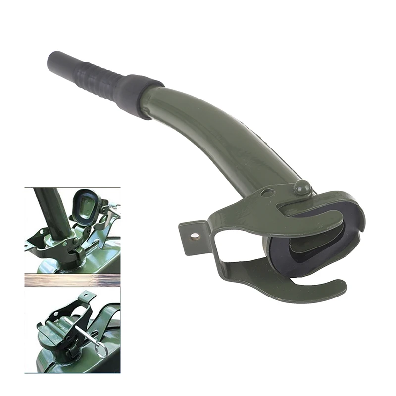 32cm Fuel Tank Funnel Spout Nozzle With Sealing Ring Gasket For 5 10 20 Liter Gas Can