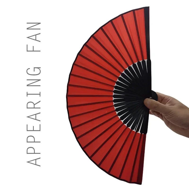 Appearing Fan Folded Fan Quick Open Stage Magic Trick Magic Show Magia Magie Magicians Prop Accessory Illusion Gimmick Tutorial