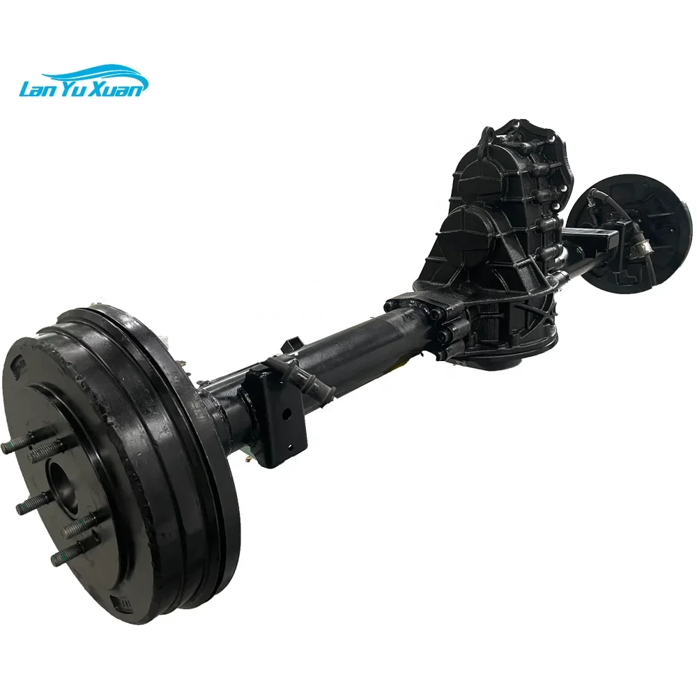 Professional factory electric 2kw motor with rear axle drive differential tricycle gearbox axle for tricycle small four wheeler