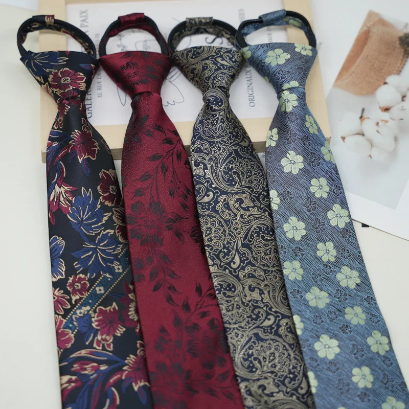 

Luxury 8CM Mens Ties Plaid Paisley Classic Business Necktie Jacquard Woven ties For Men Groom Wedding Party Neckwear Accessories