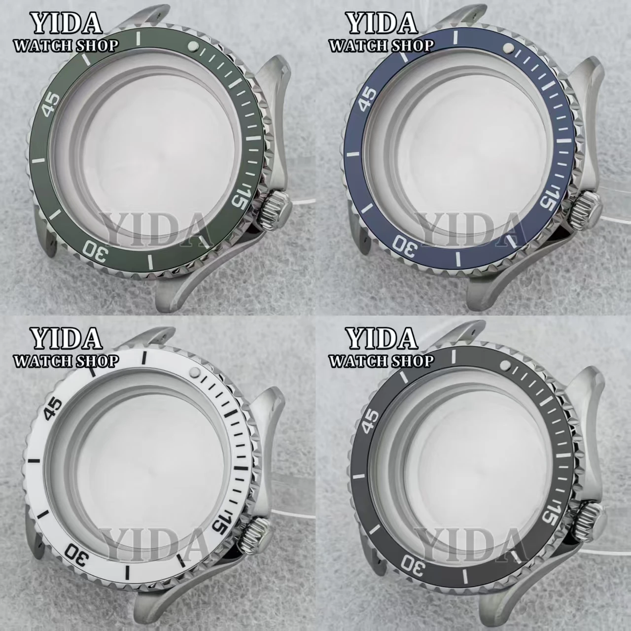 

for SUPEROCEAN Mod Watch Case NH35 Case 200m Dive Watch Stainless Steel Sapphire Glass fit NH35 NH36 Movement Watchcase Parts