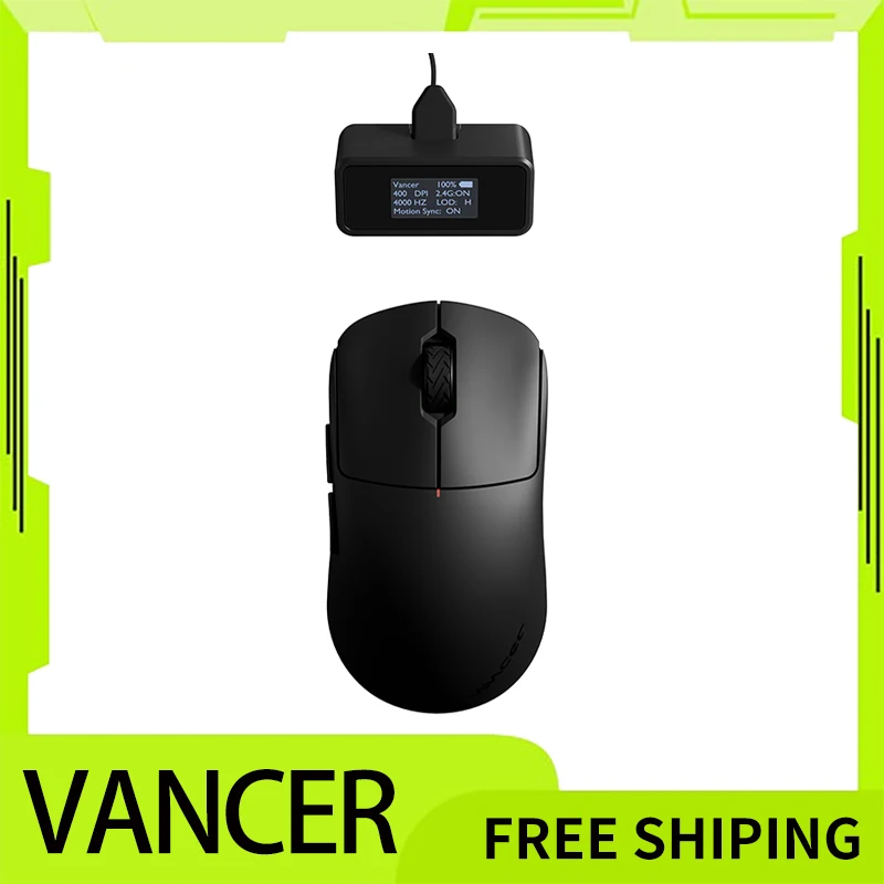 

Vancer Mouse Thrash & Groove With 8k Dongle Paw3395 26000dpi Wireless 2.4g Gaming Mouse Lightweight For Desktop Gamer Gifts